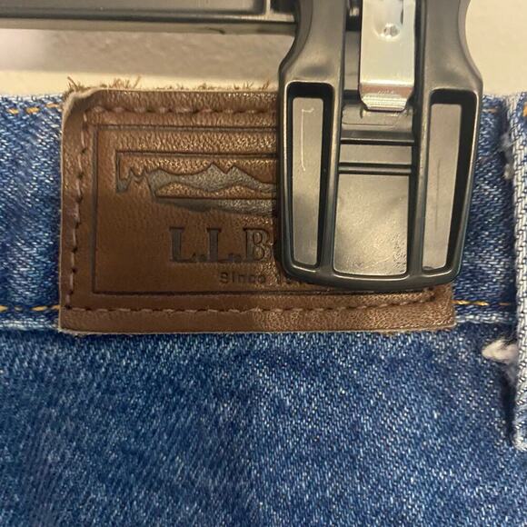 Women’s LLBean Insulated Blue Jeans Cabincore Western High Waisted Mom Relaxed 4 - Picture 11 of 16